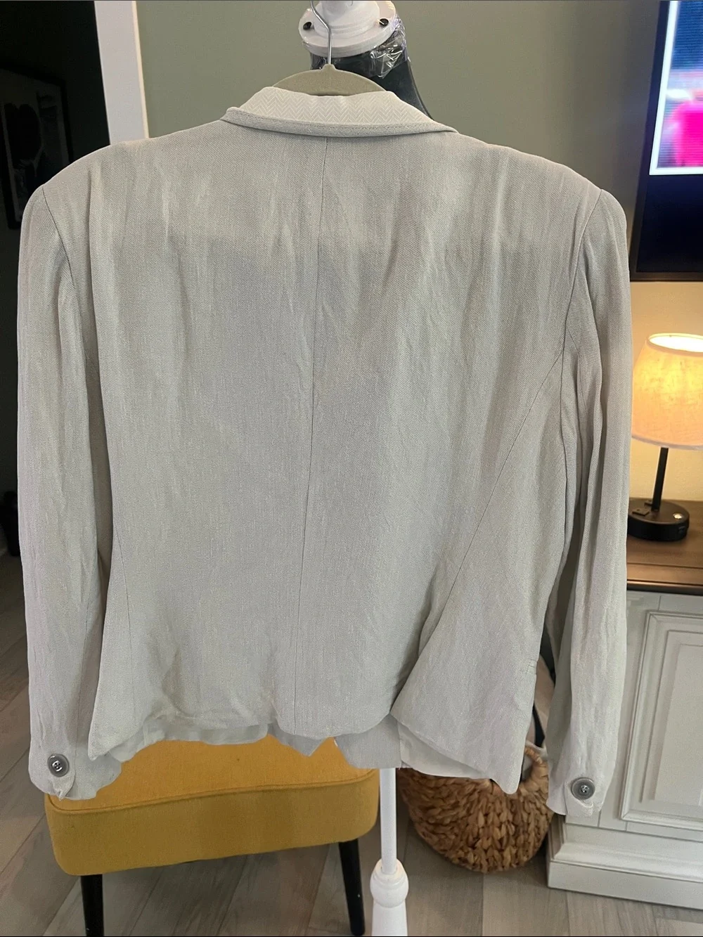 Dior Double-Breasted Cream Blazer Vintage piece - Picture 2 of 12